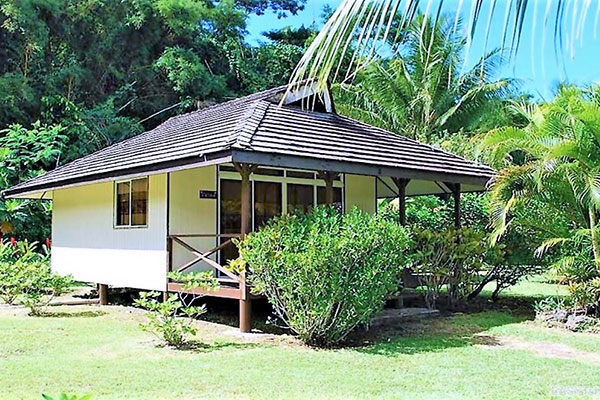 Bungalow de la Pension Titaina à Tahaa